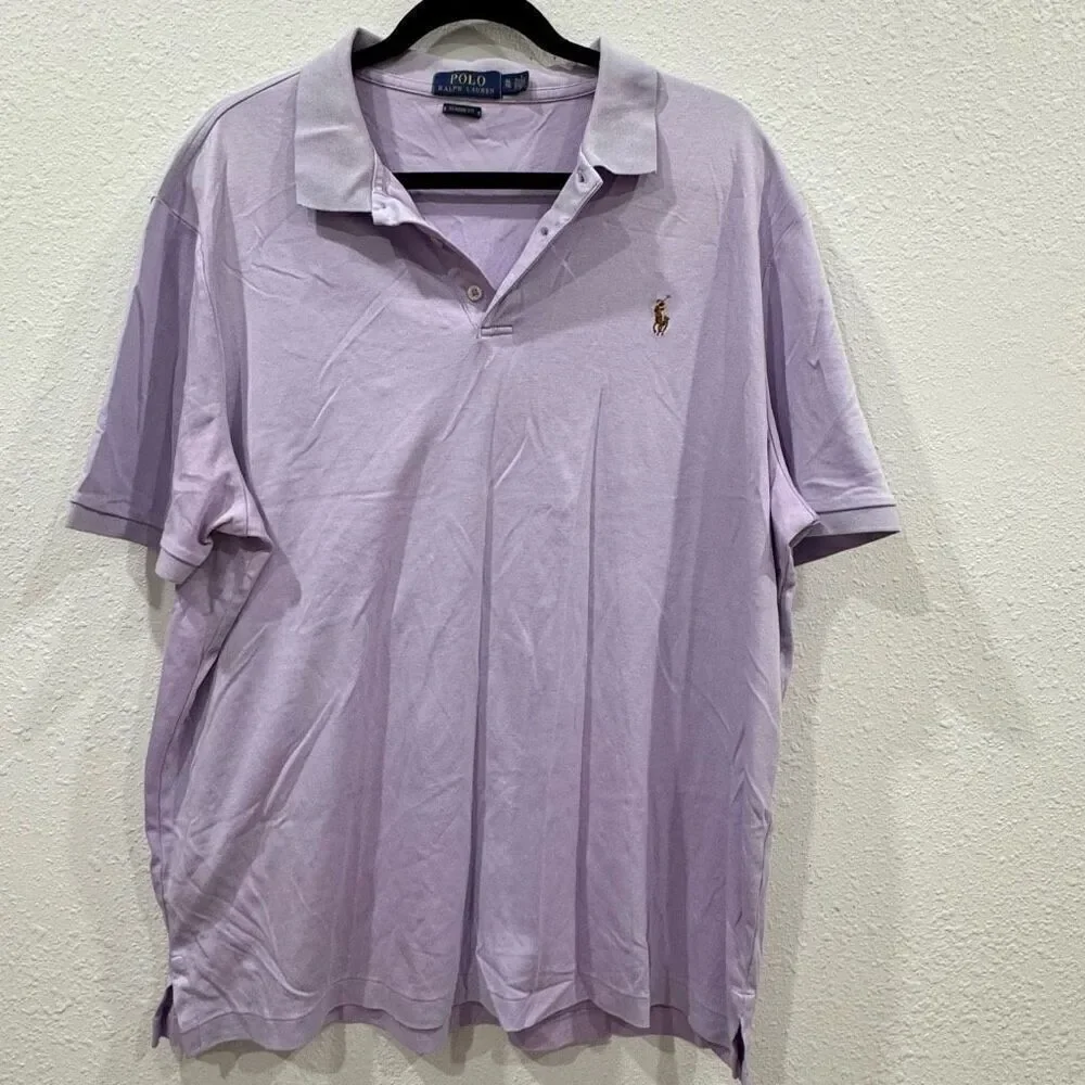 Polo Ralph Lauren men polo shirt purple size xl classic fit